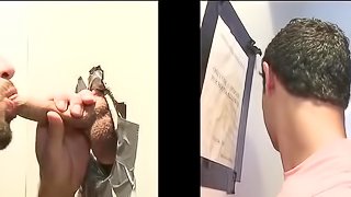 A dude sucks a cock and then gets banged in the ass