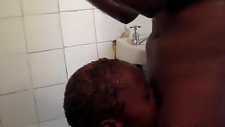 Busty African honey gets sweetly tongued by a hot slim lezzie