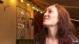 Enchanting redhead hussy porn interview
