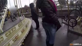 A guy picks up luna rival near eiffel tower and fucks her french hole