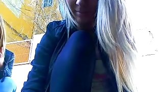 I touch myself in wonderful amateur blonde video
