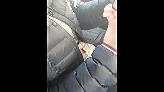 Step mom public quick fuck in the Car with step son