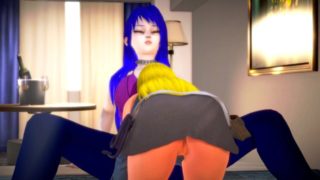 Futa - Fairy Tail - Juvia x Lucy (3D Porn)