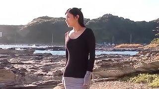Two dudes walk the beach and come across a girl to share