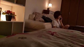 Fabulous Japanese chick Mana Sakura in Horny pov, blowjob JAV clip