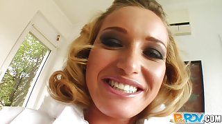 Pure Pov Snow angel sucked and got fucked perfectly