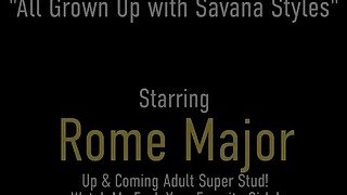 Step Mom Savana Styles Hand Fucks Rome Major Before He Pounds Her Pussy!