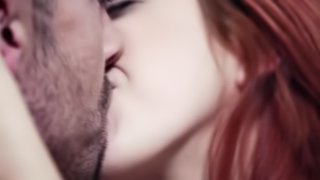 Redhead and boyfriend goes on a walk, showers together and have sex.