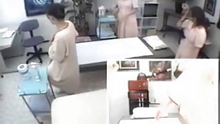 Small tits caught in a hidden camera massage video