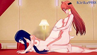 Sylphiel Nels Lahda and Lina Inverse have intense futanari sex in the bedroom. - Slayers Hentai