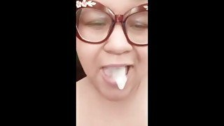 Fatty Loves Taking Dick - Mouthful of Cum