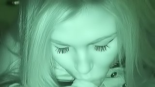 Night vision blowjob