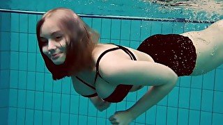Czech pool Russian mermaid Dashka
