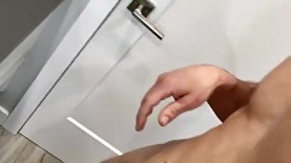 Jacking off in my friends shower!