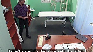 FakeHospital Nurse sucks dick for sperm sample