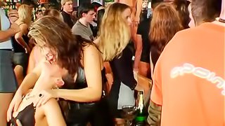 Gorgeous bitches having the time of their lives at a hardcore party