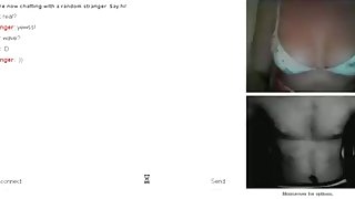 Horny girl has cybersex with a stranger on omegle