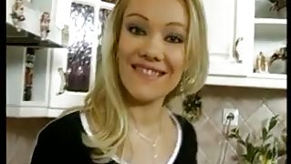 Sweet Angel from Russia and her first double penetration #1