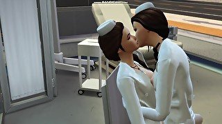 Lesbian nurses in Sims
