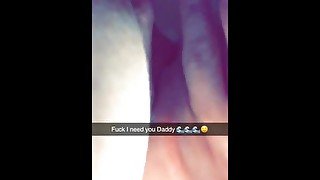 Teasing Snapchat soaking wet pussy