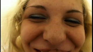 Horny blonde amateur gobbles up her lover's cock in a POV blowjob