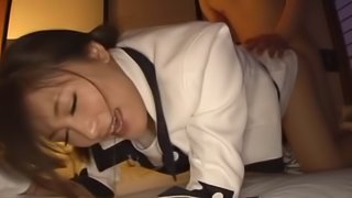 Lovely Japanese babe gets her pussy licked and fucked