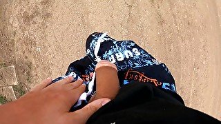 CUTE 18 TEEN BOY DESPERATELY WANTS TO PEE WHILE WALKING IN THE COUNTRYSIDE / PISSING ORGASM