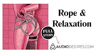 HOT BDSM Bondage Scene  Erotic Audio Story  Rope Play Rope Bunny  ASMR Audio Porn for Women