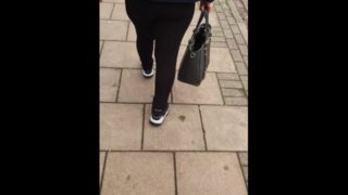 Step mom in leggings (Risky Street) Public fuck with step son 
