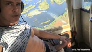 “JERK OFF IN A HELICOPTER UNDER VICTORIA FALLS - ZIMBABWE”