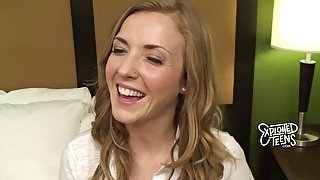 Karla Kush fucks and eats sperm in her first adult movie