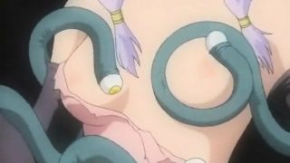Hentai cutie caught and brutally fucked tentacles