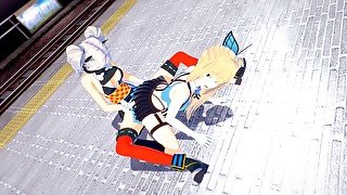 【KAGUYA LUNA】【FUTANARI 3D】【MIRAI AKARI】【VTUBER】