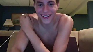 Adorable 18 Years Old Twink Cums After Jerking Cock