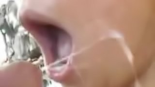 Hot ass biatch nailed and receiving one big facial