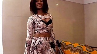 Nigerian Amateur Girl Takes a Tourist's Dick Deep for a Fake Movie Role