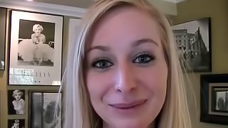 Cute blonde chick is ready for all sorts of erotic sessions