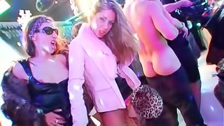 Sluts in furs fucked at winter party