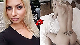 SCREWMETOO Big Tits Blonde Nataly Gold Goes On The Ride Of Her Life