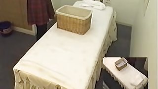Leggy skinny Japanese enjoys a hot erotic massage on spy cam