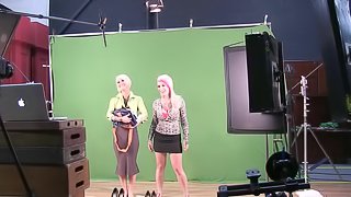 Go on set for behind the scenes action with pornstars