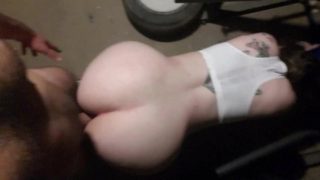 ONLYFANS BRUNETTE (LINK IN VID) HAS ANAL SEX BEFORE WORKOUT, CUMSHOT ALL OVER HER BUTT, 1of2