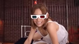 Japanese model pleasured with toy in pov porn shoot