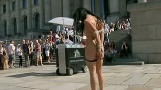 Public Humiliation and Outdoors Fuck For a Naugthy Girl