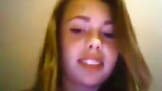 British chav peach masturbates on webcam