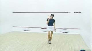 Sexy Szilvi and Kitty fucking area is the squash court