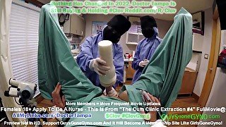 Semen Extraction #4 On Doctor Tampa Whos Taken By Nonbinary Medical Perverts To "The Cum Clinic"!!!!