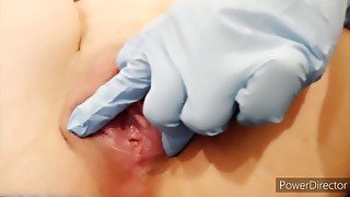 Routine doctor visit  tight little pussy