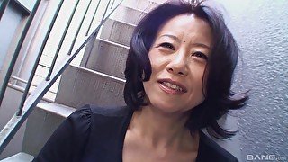 Mature Japanese wife Junko Sakashita enjoys getting fucked