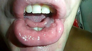 Erotic ASMR. Diamond lips. Diamond tongue. I want them